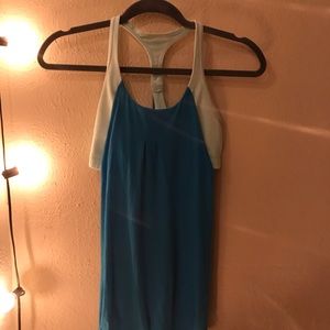 Lulu Lemon Blue and light blue Halter